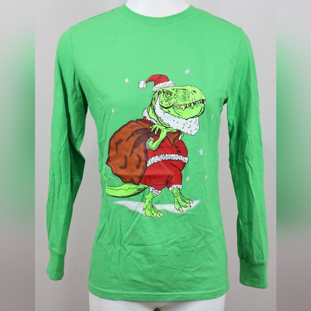 Youth Cat & Jack Green Long Sleeve Shirt